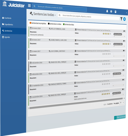 Sentencias con color